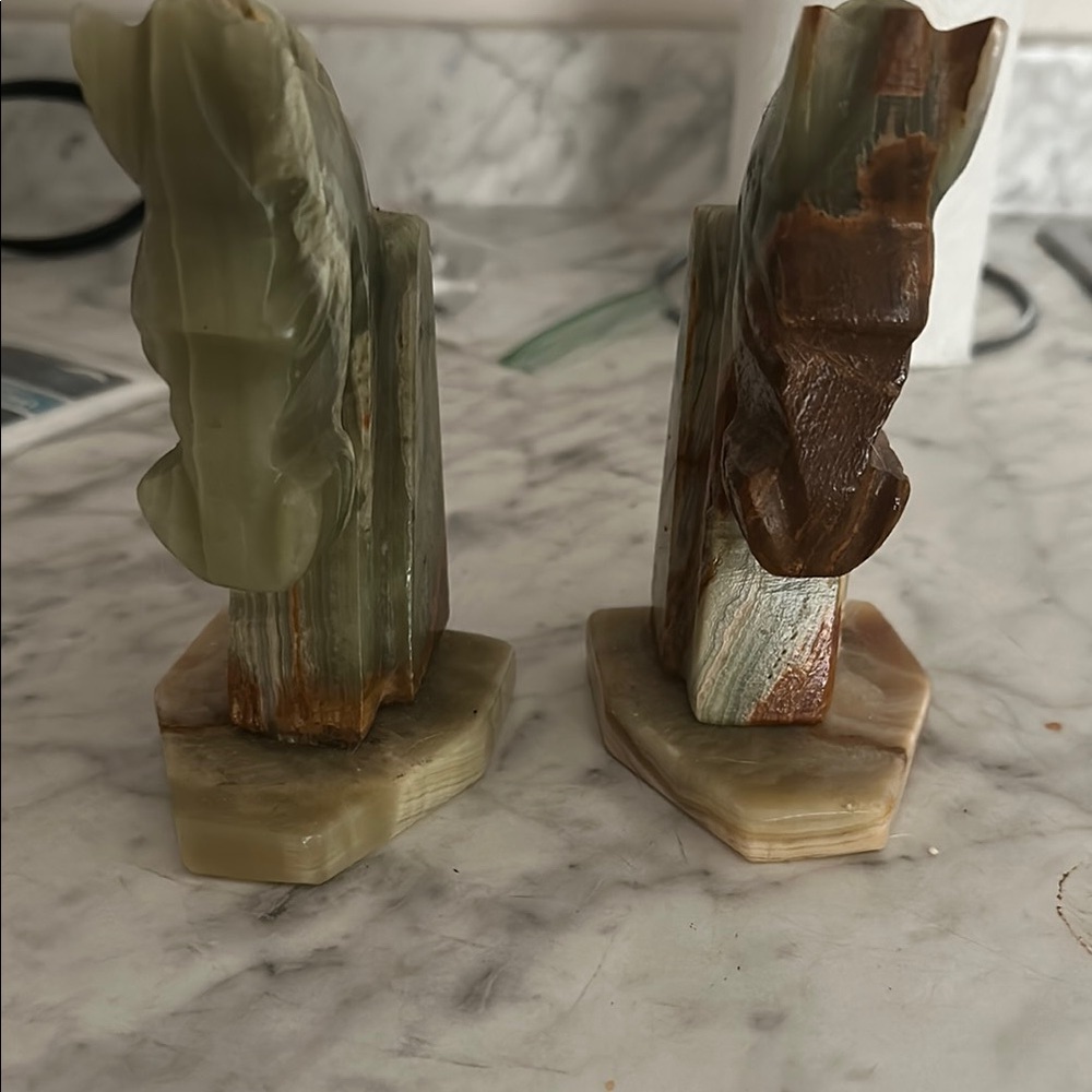 Vintage Horse Head Bookends